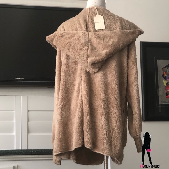 Beige Soft Sherpa Jacket - Picture 5 of 5